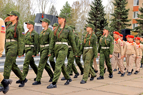 Торжественный парад, посвященный Дню Победы. 