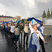 В День Победы на площади Карла Маркса, несмотря на погоду, вновь состоялась акция "Вальс Победы"