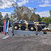 100- летие ДОСААФ России,  торжественное открытие памятника БТР – 80