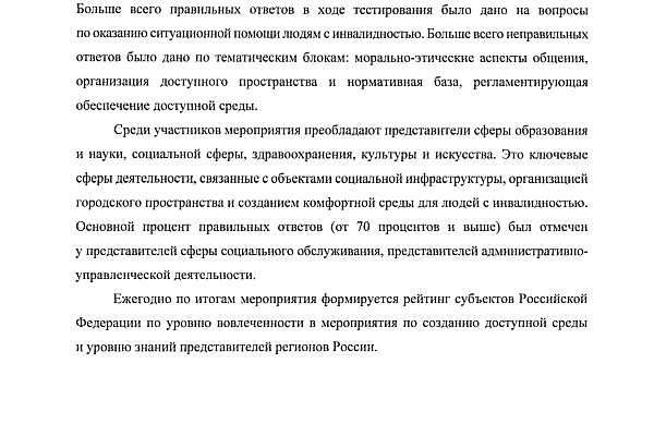 Тотальный тест "Доступная среда". Приглашаем к участию.
